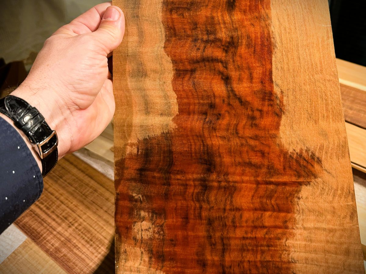 Selecting the timber &ndash; photograph 2 of 10